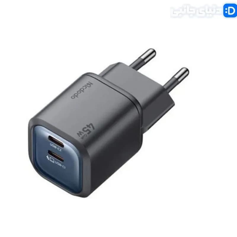 شارژر دیواری ۴۵ وات دو پورت مک دودو مدل CH-1000 کد TH1017 | دنیای جانبی — تصویر ۲