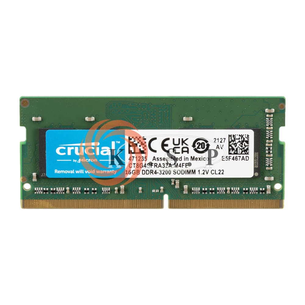 رم لپ تاپ Ram 16G DDR4 3200 Crucial