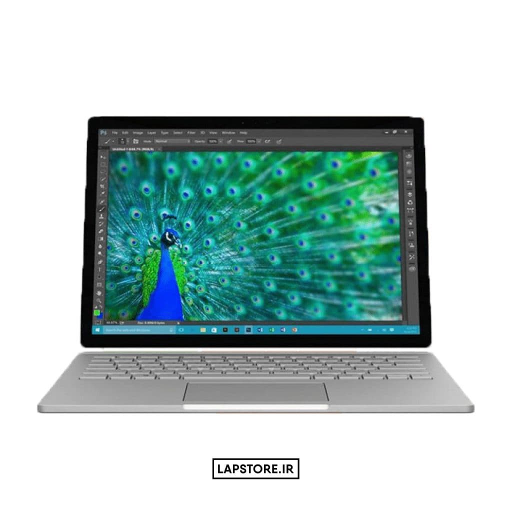 لپتاپ استوک Microsoft Surface book 1 | Core i5-6U | 8GB | 512GB-SSD | intel hd iris | 14inch″-4K | گریدB