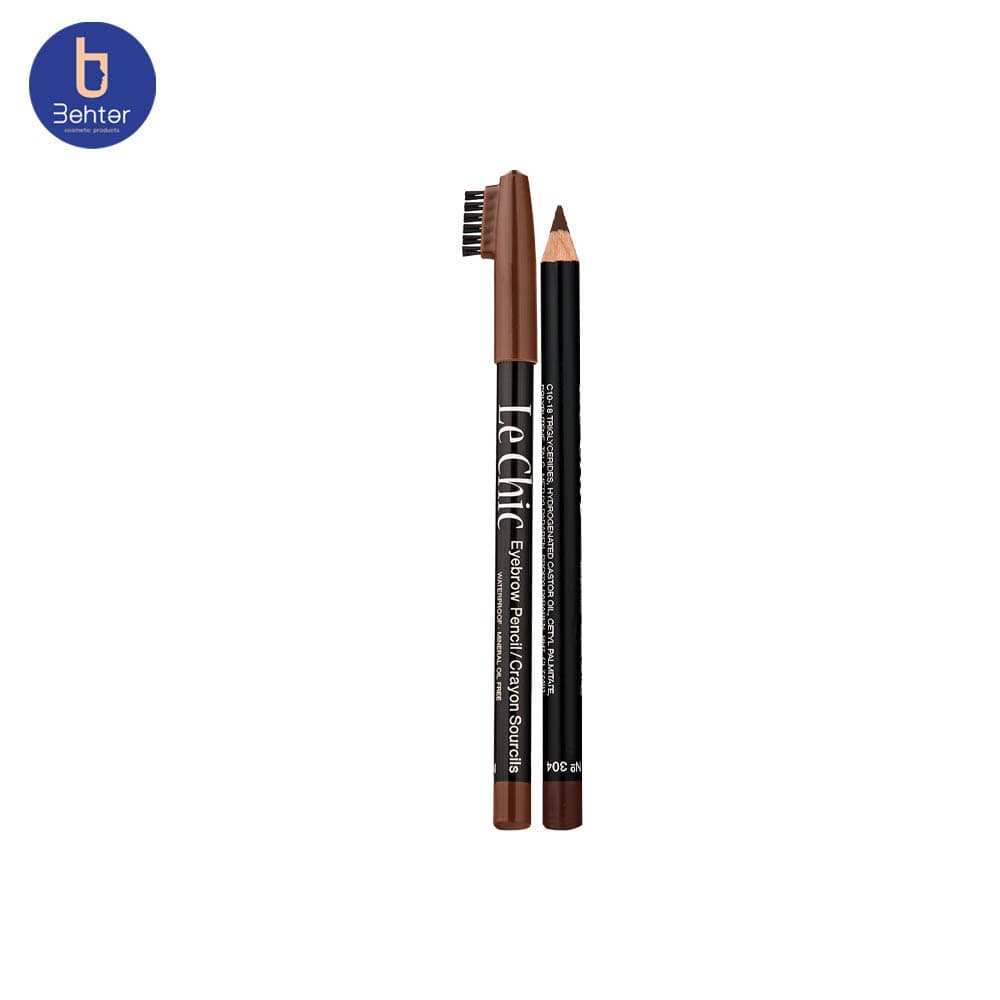مداد ابرو خشک شماره 304 لچیک Le chic eyebrow pencil304