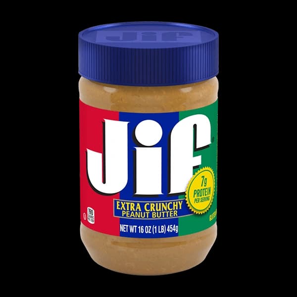 کره بادام زمینی جیف کرانچی Jif extra crunchy peanut butter