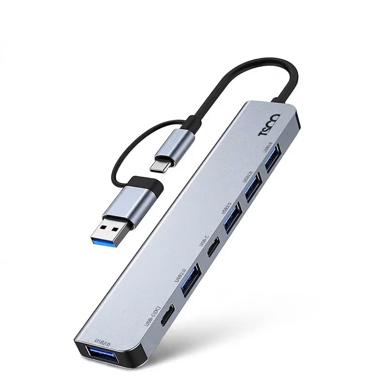 هاب USB 3.0 تسکو THU 1148؛ ۷ پورت USB و Type-C