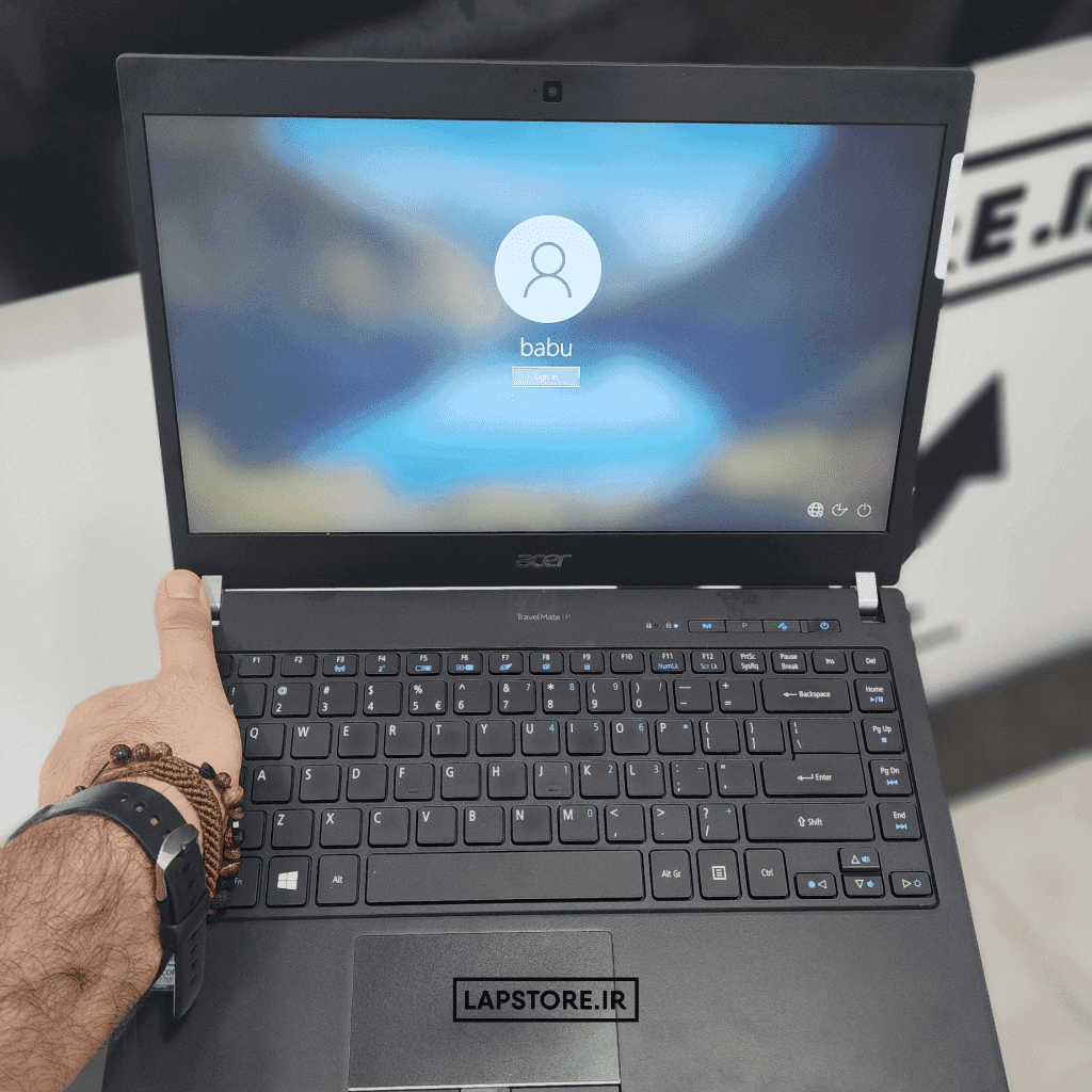 لپتاپ استوک Acer Travelmate P214 | Core i5-11G | 8GB | 256GB-SSD | Intel Iris Plus | 14inch-FHD — تصویر ۲