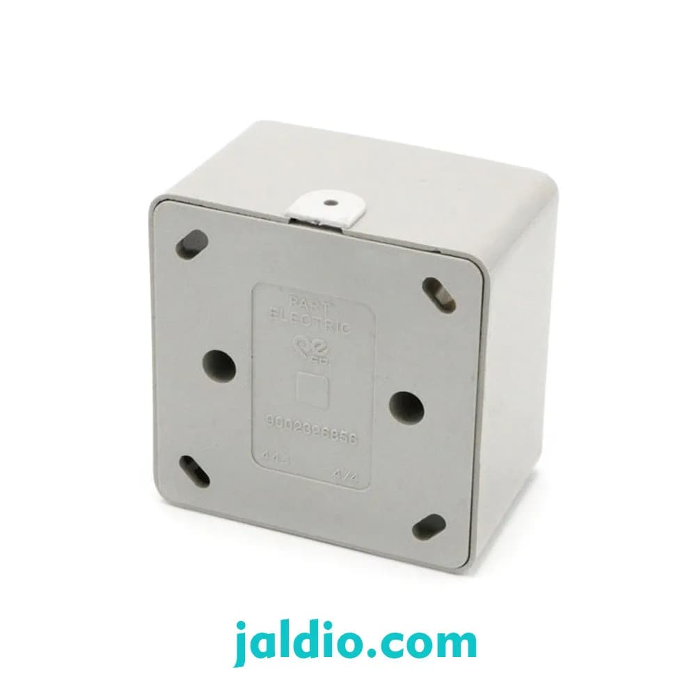 پریز ارت دار پلی کربنات روکار شهاب پارت الکتریک کد 4052 — تصویر ۲