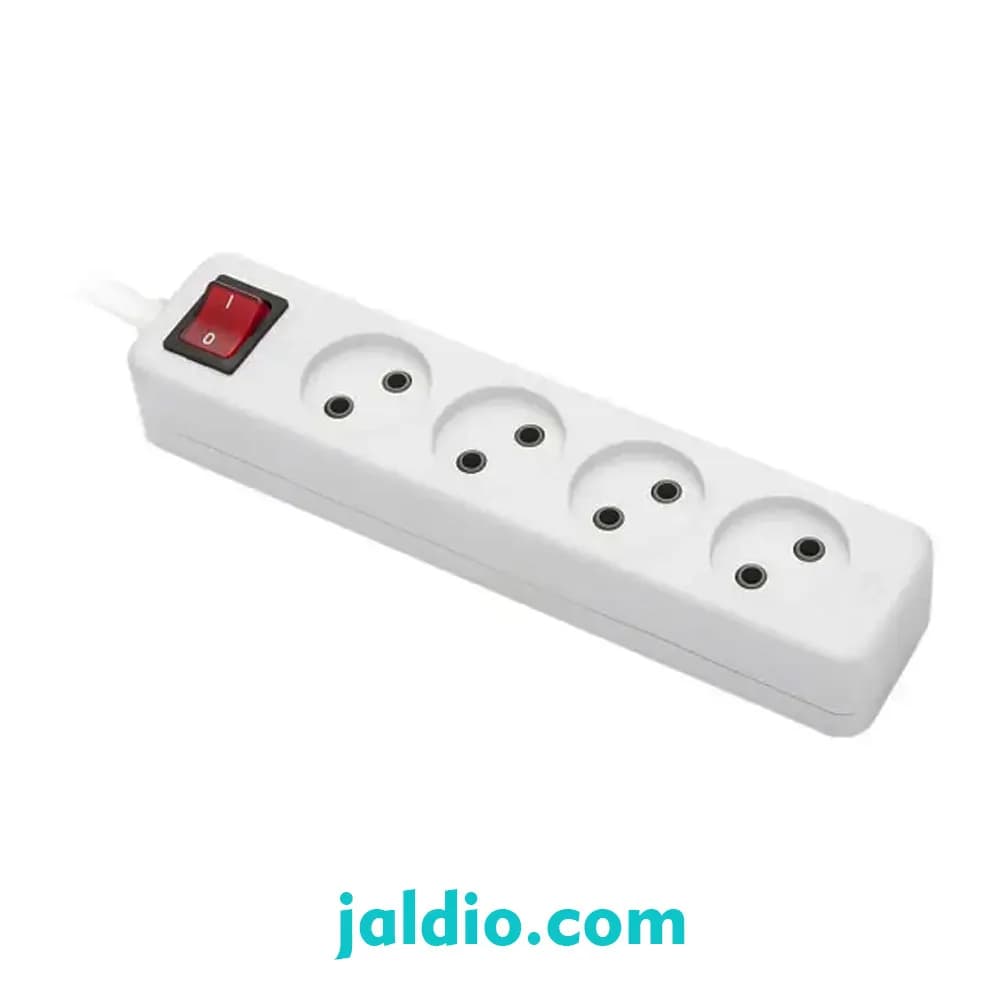 شهاب 4 خانه بدون ارت با کلید با کابل 3 متری پارت الکتریک کد 652