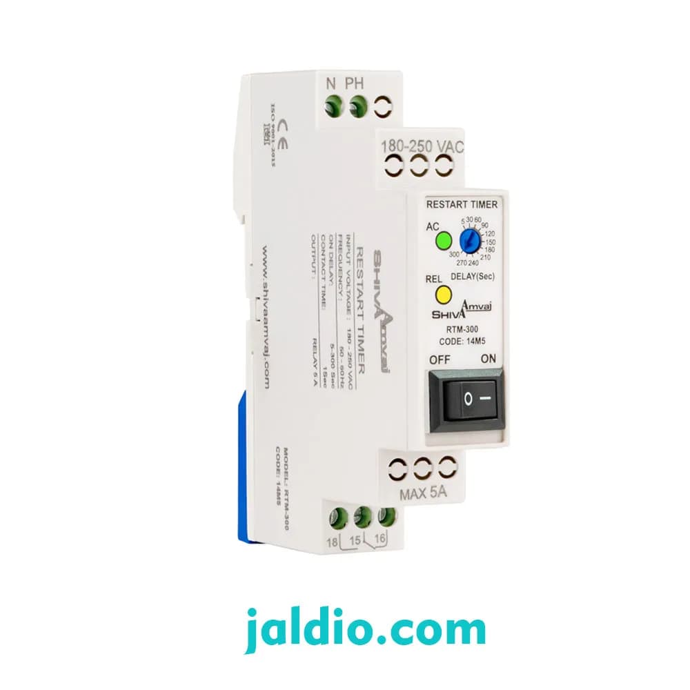 تایمر استارت مجدد سری M شیوا امواج RTM-300