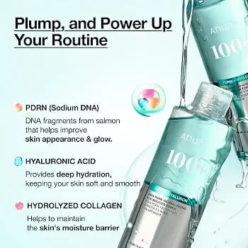 تونر PDRN و هیالورونیک اسید آنوا 250 میل | Anua PDRN 100 Hyaluronic Acid Booster Toner — تصویر ۳