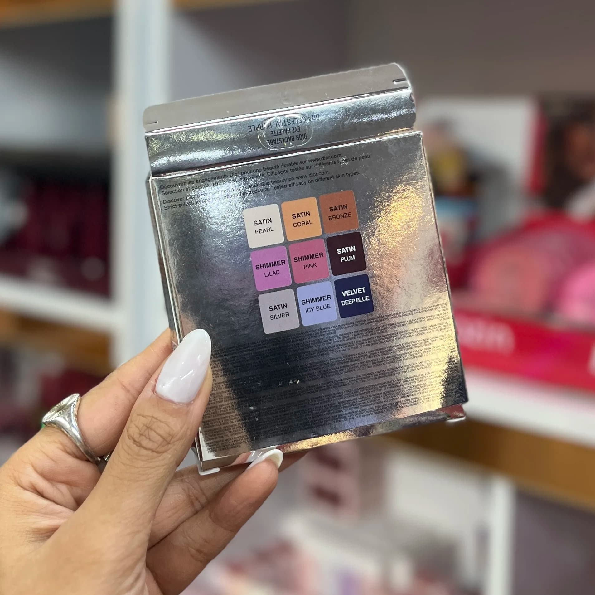 پالت سایه دیور بک استیج 9 رنگ مدل 004 Celestial Purple — تصویر ۵