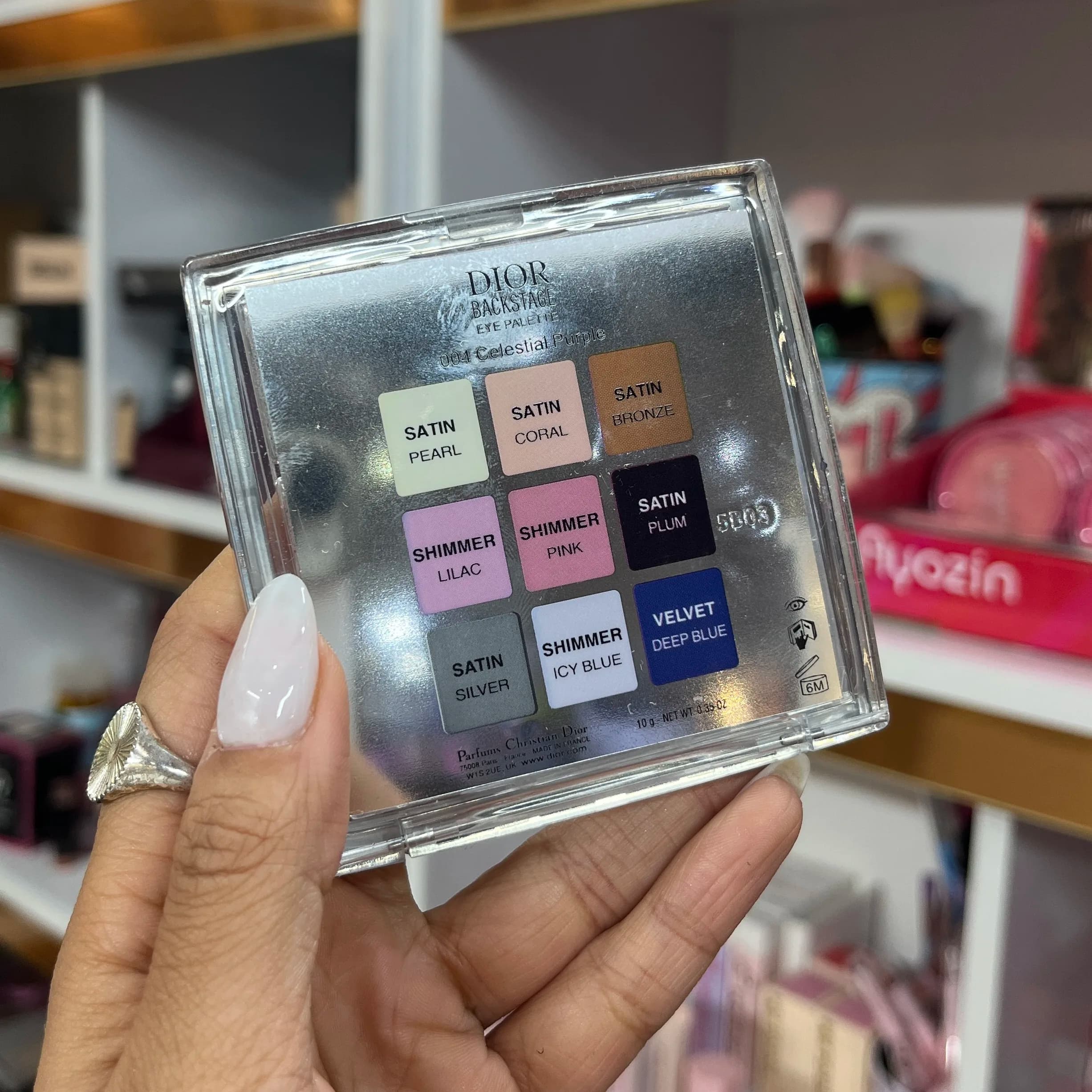 پالت سایه دیور بک استیج 9 رنگ مدل 004 Celestial Purple — تصویر ۴