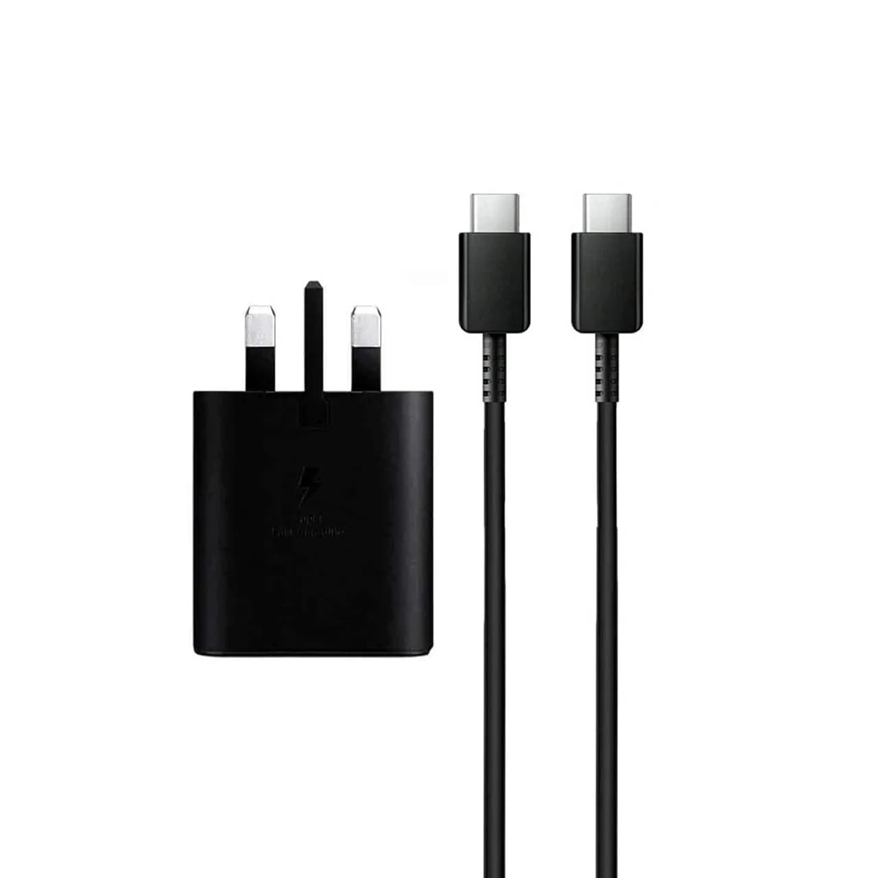 شارژر دیواری سامسونگ EP-T4511 توان 45 وات PD 3.0 به همراه کابل USB-C به USB-C