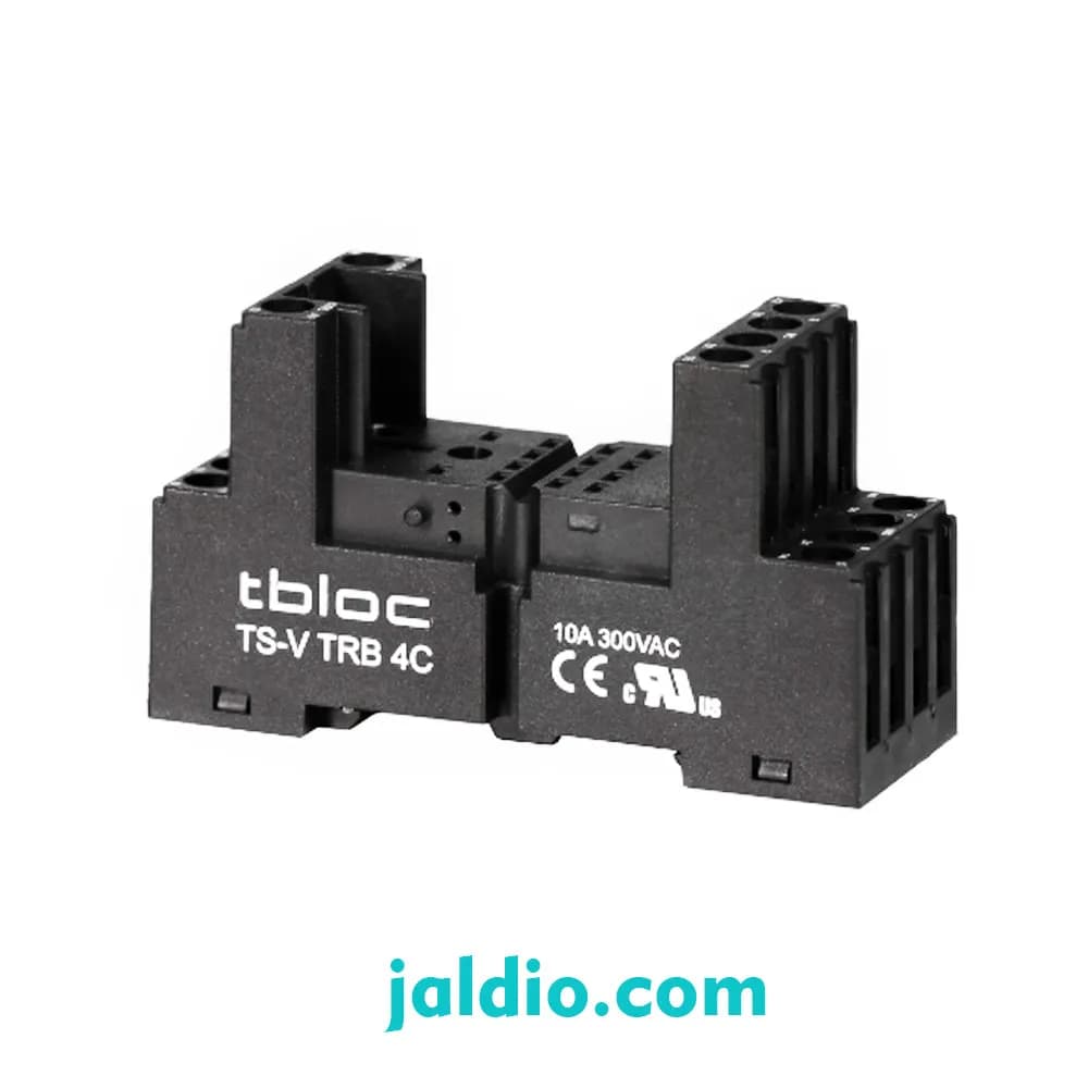 پایه رله چهار کنتاکت رعد TS-V TRB 4C