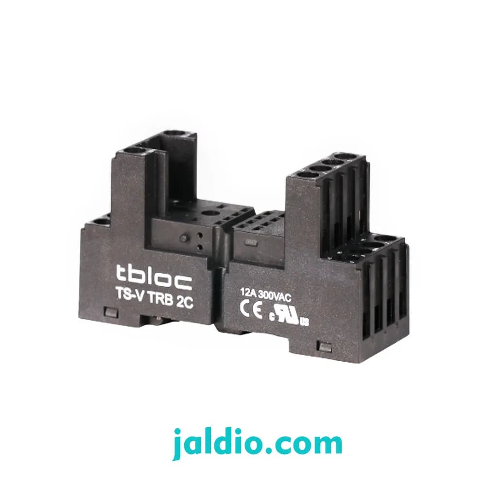 پایه رله دو کنتاکت رعد TS-V TRB 2C