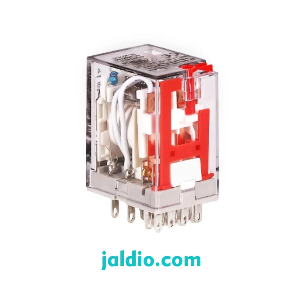 رله شیشه ای 24V DC چهار کنتاکت 5 آمپر رعد TRB LT-4C-5A-24 V DC