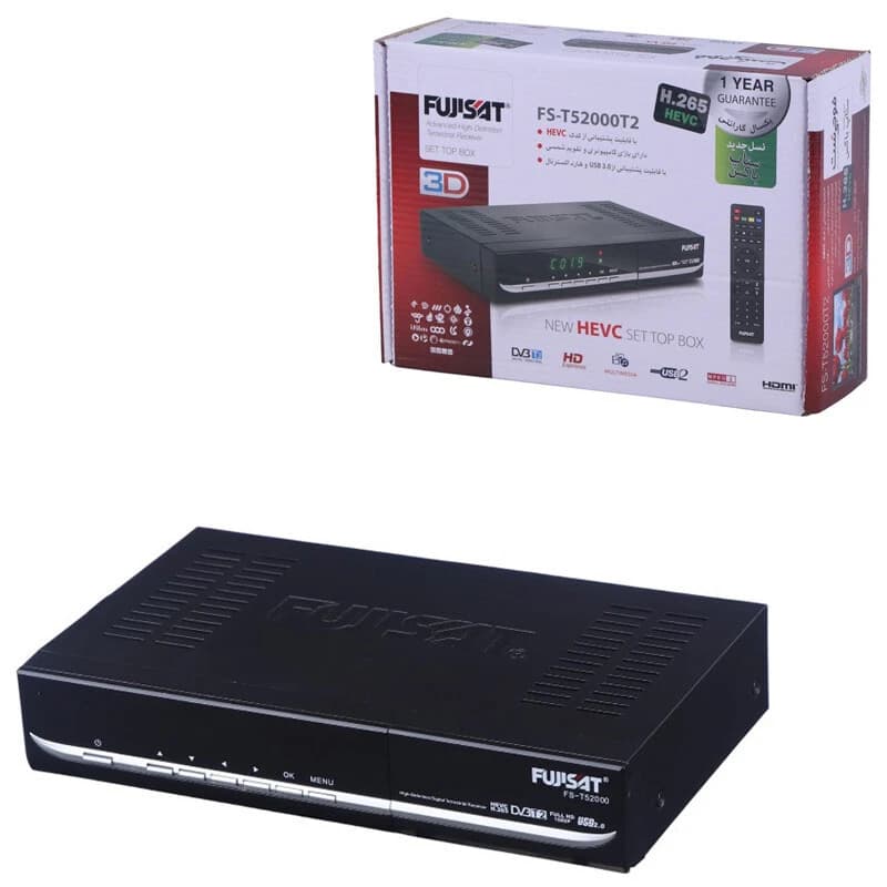 گیرنده دیجیتال فوجی ست Fujisat FS-T52000T2 — تصویر ۶
