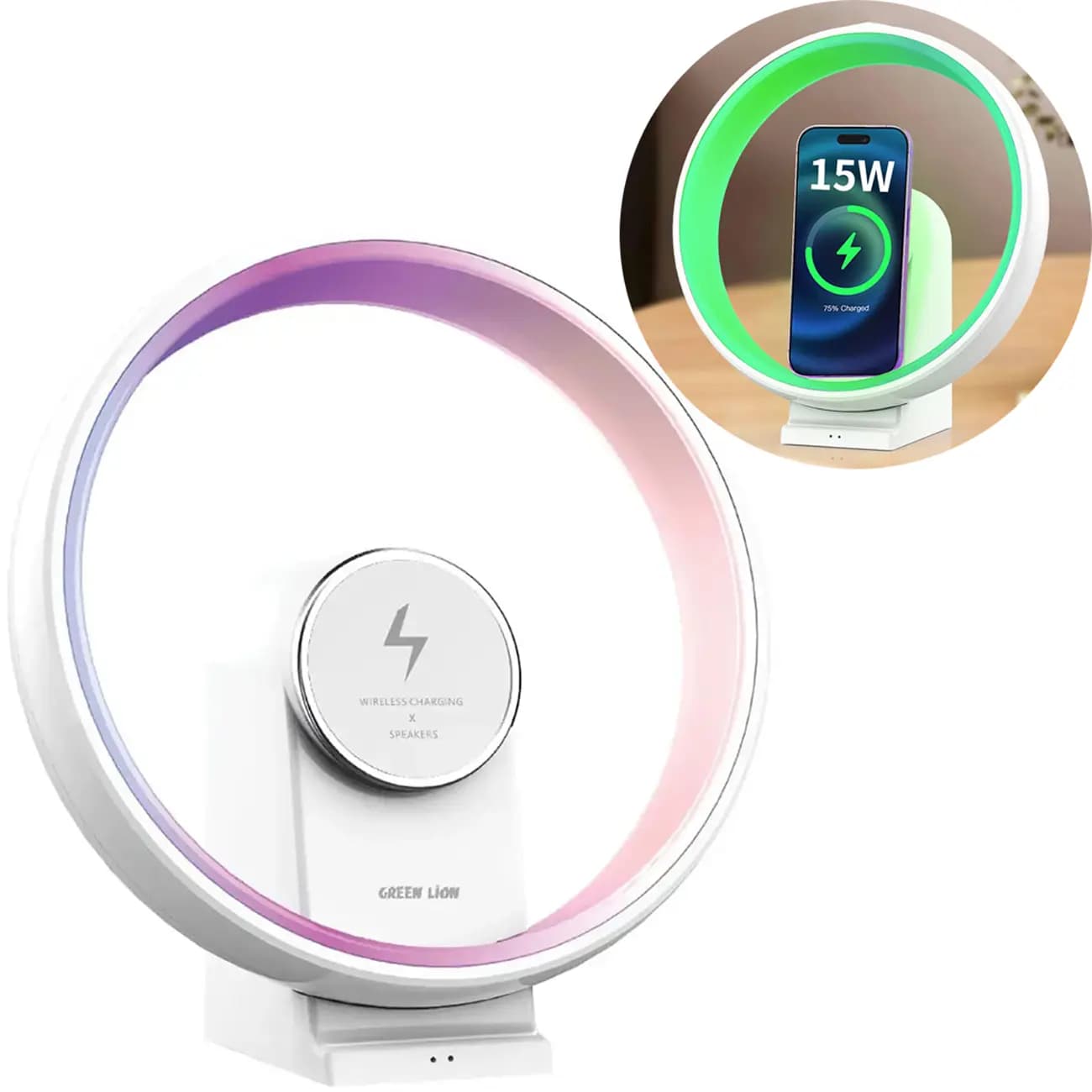 شارژر وایرلس گرین لاین مدل Jupiter GWC-9 — تصویر ۴