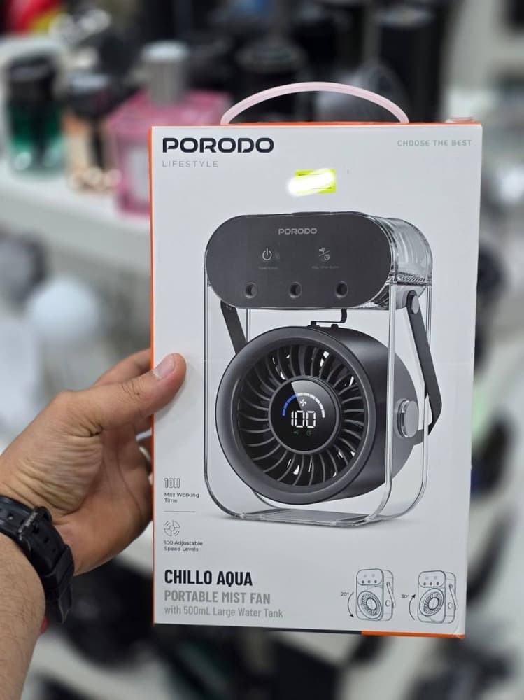 پنکه شارژی Porodo مدل PDLFSTZH26 — تصویر ۳