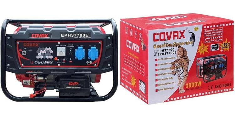 موتور برق بنزینی 3 کیلووات کواکس مدل EPH37700E — تصویر ۲