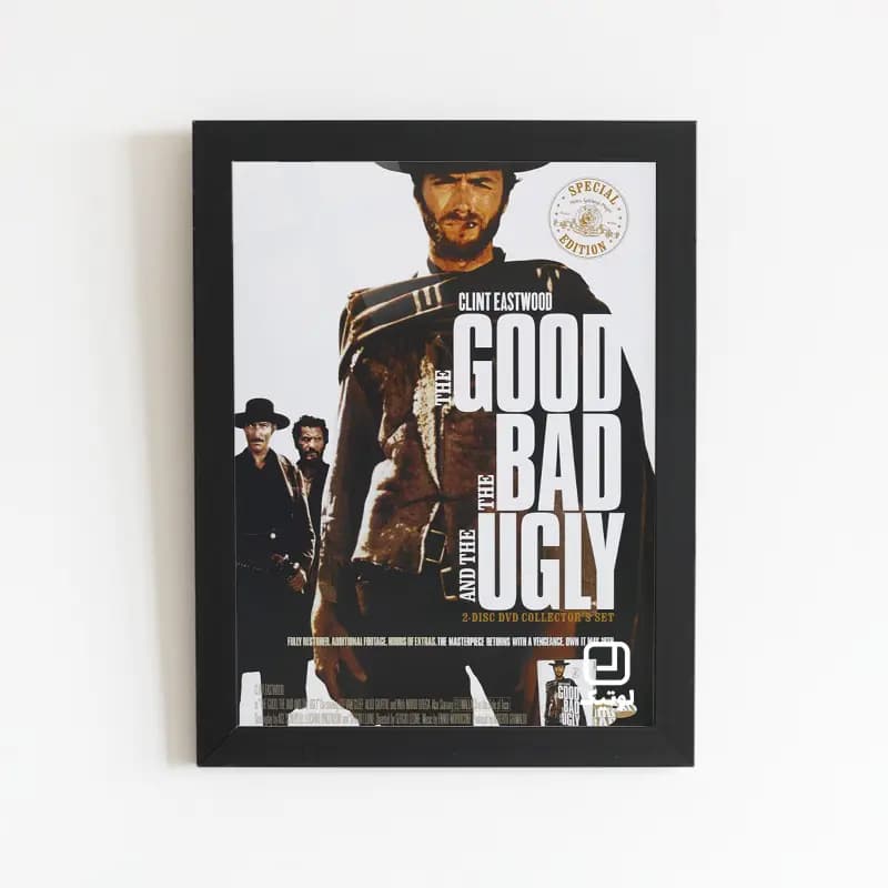 تابلو سینمایی طرح The good The bad The ugly – کد C386