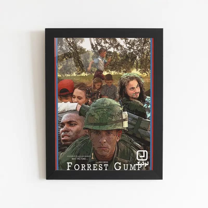 تابلو سینمایی طرح فارست گامپ Forrest Gump – کد C356