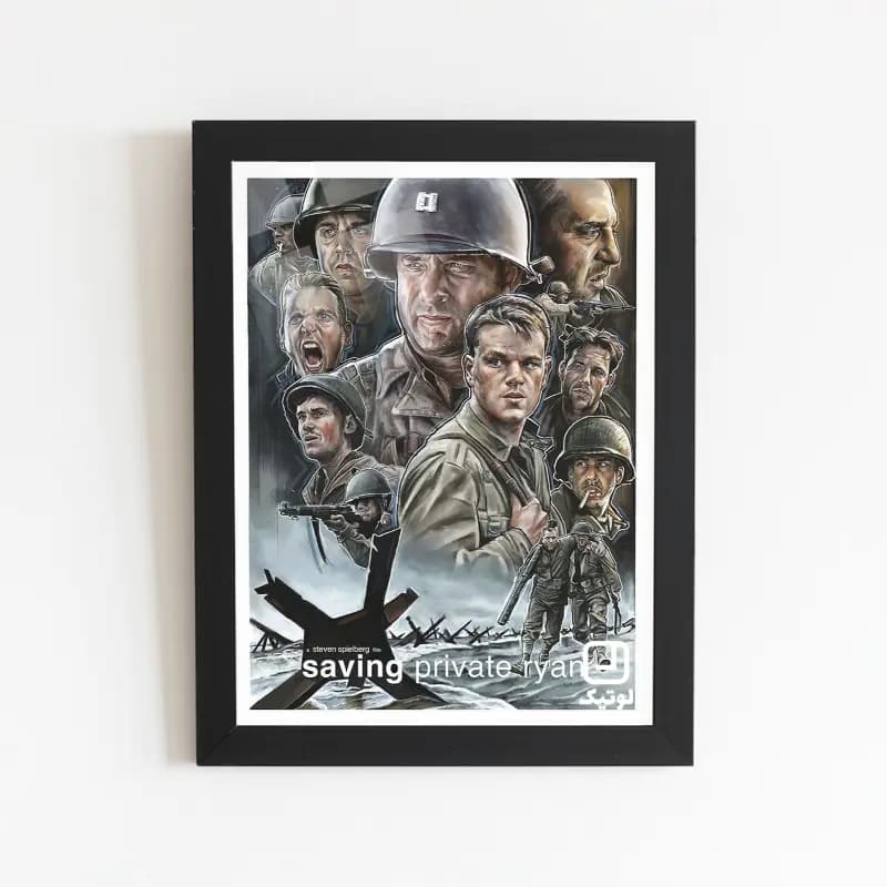 تابلو سینمایی طرح نجات سرباز رایان Saving Private Ryan – کد C341
