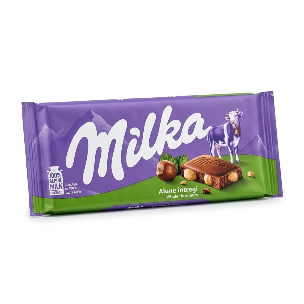 شکلات فندقی میلکا Whole Hazelnuts حجم ۱۰۰ گرمی