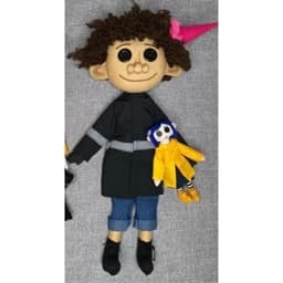 عروسک نمدی شخصیت اضافی انیمیشن کورالین coraline — تصویر ۲