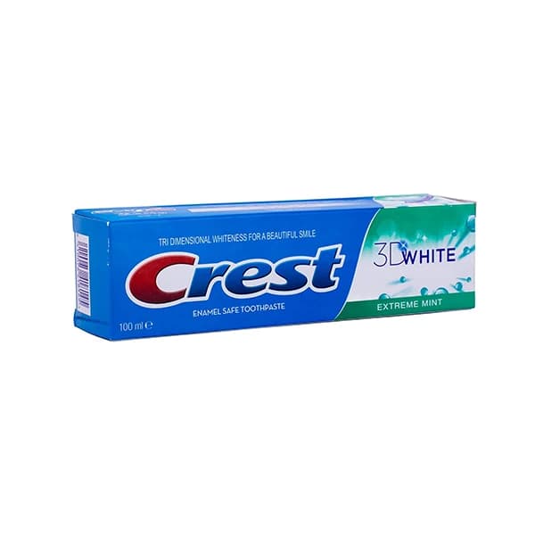 خمیر دندان کرست 3d White حجم 100 میل