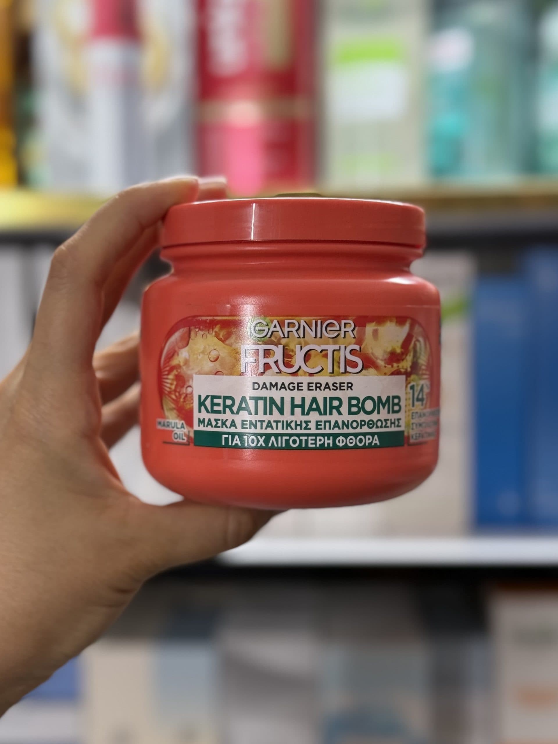ماسک مو بمب ترمیم کننده گارنیر Keratin Hair Bomb — تصویر ۲