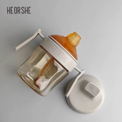 لیوان آبمیوه خوری 210 میل آبی هی اور شی HE OR SHE