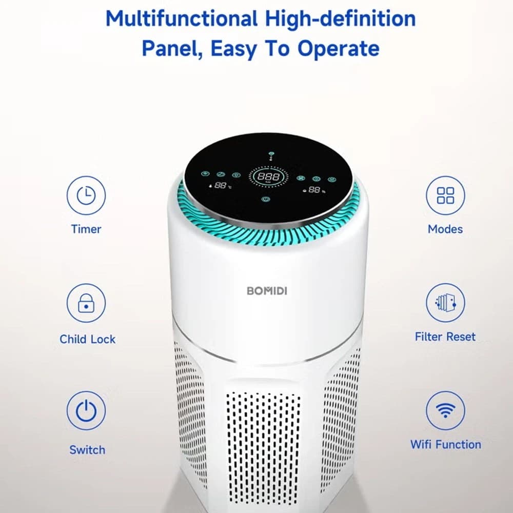 دستگاه تصفیه هوای خانگی بومیدی مدل Bomidi Air Purifier AP01 — تصویر ۳