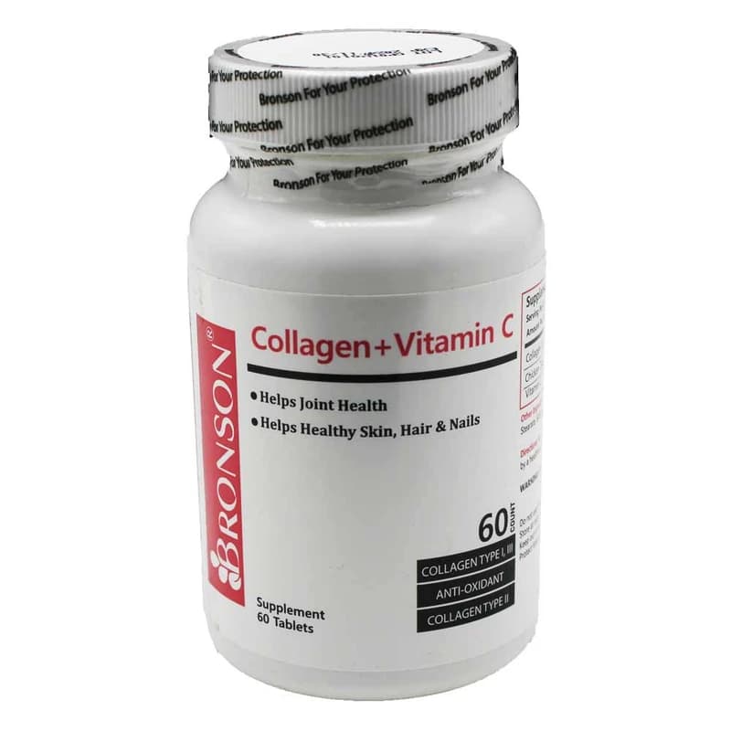 کلاژن پلاس ویتامین سی برونسون 30 عدد (Bronson Collagen Plus Vitamin C)