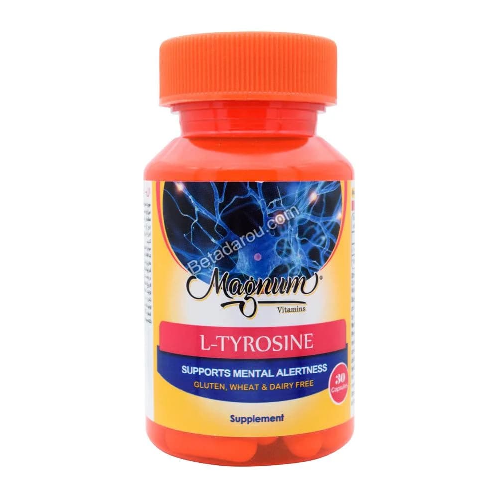 کپسول ال تیروزین مگنوم ویتامینز 30 عدد (Magnum Vitamins L Tyrosine)