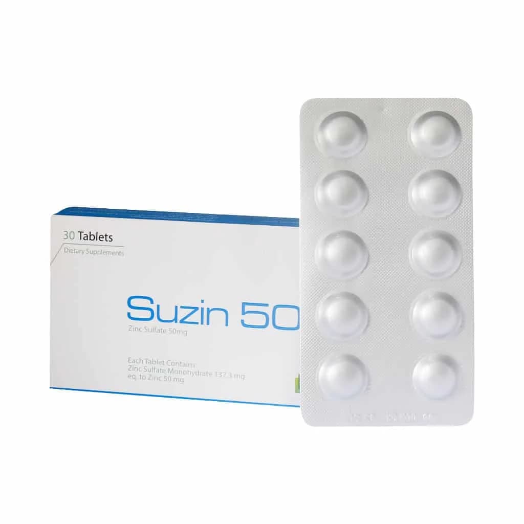 قرص سوزین 50 الحاوی 30 عدد (Alhavi Suzin 50 mg) — تصویر ۲