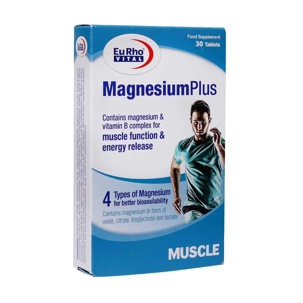 قرص منیزیم پلاس یوروویتال 30 عدد (Eurhovital Magnesium Plus)