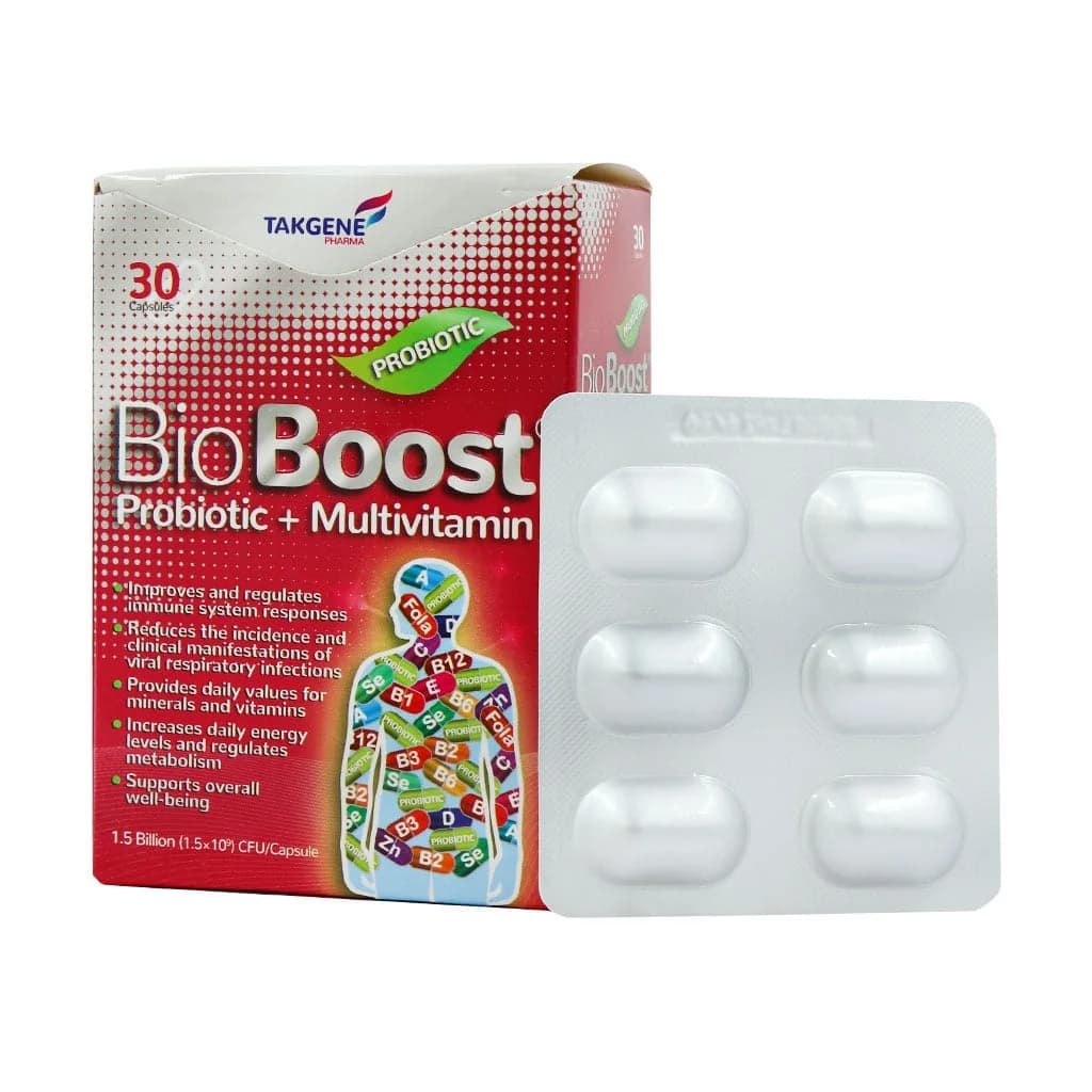 کپسول بایو بوست تک ژن فارما 30 عدد (Takgene Pharma Bioboost) — تصویر ۲