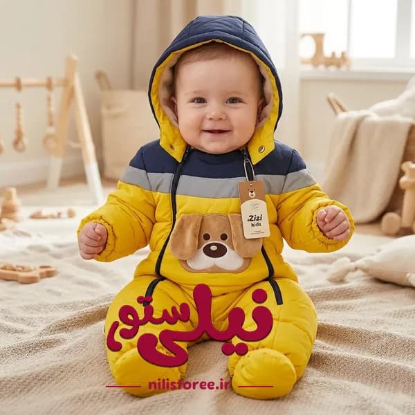 کاپشن سرهمی طرح هاپو برند زیزی کیدز zizi kids کد 128