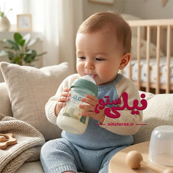 شیشه شیر 260 میل کودک برند ALGO — تصویر ۳