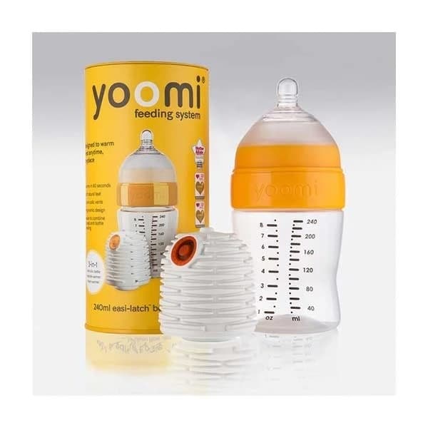 شیشه شیر 240 میل نوزاد برند yoomi — تصویر ۲