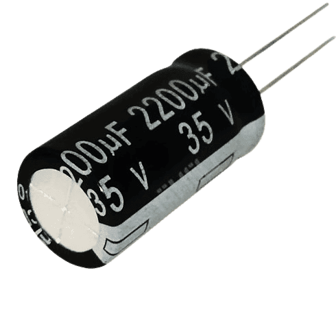CAP 2200UF 35V GREEN خازن الکترولیت دیپ — تصویر ۲