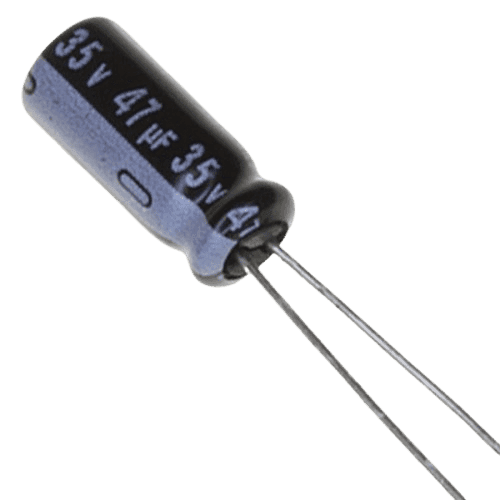 CAP 47UF 35V BLACK خازن الکترولیت دیپ