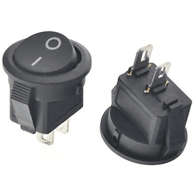 کلید راکر گرد دو حالته کوچک ۲ پین KCD1-601S — تصویر ۲