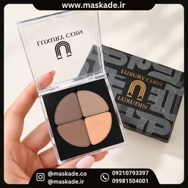 پالت سایه چهار رنگ کریستال لاکچری کوین ۶۰۱ با ارسال رایگان