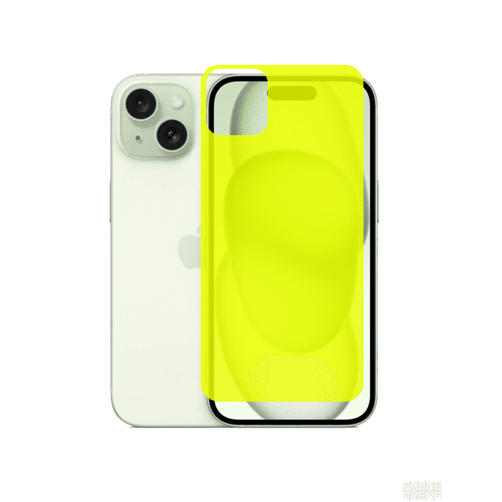 برچسب پشت گوشی آیفون Iphone 15 | محافظ پشت شفاف و نازک