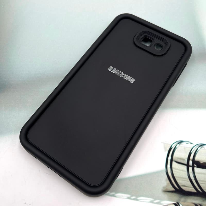 قاب گوشی Galaxy J7 Prime سامسونگ Armor Case ضد ضربه سیلیکونی تانک سولید محافظ لنز دار برجسته مشکی کد 400149 — تصویر ۲