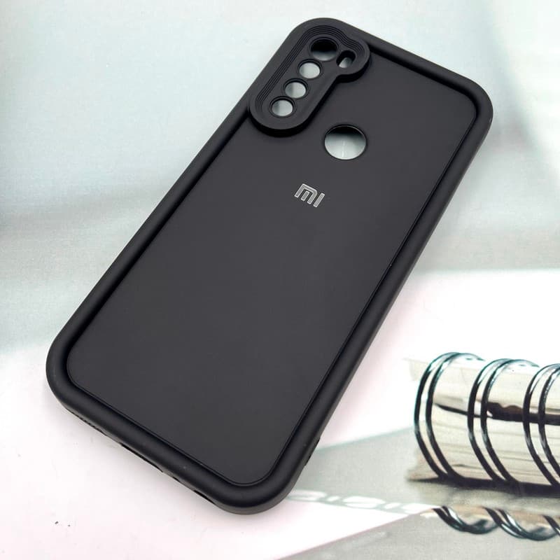 قاب گوشی Redmi Note 8 / Redmi Note 8 2021 شیائومی Armor Case ضد ضربه سیلیکونی تانک سولید محافظ لنز دار برجسته مشکی کد 313491 — تصویر ۲
