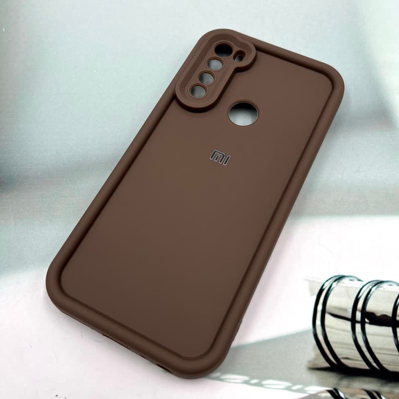 قاب گوشی Redmi Note 8 / Redmi Note 8 2021 شیائومی Armor Case ضد ضربه سیلیکونی تانک سولید محافظ لنز دار برجسته موکا کد 646183 — تصویر ۲