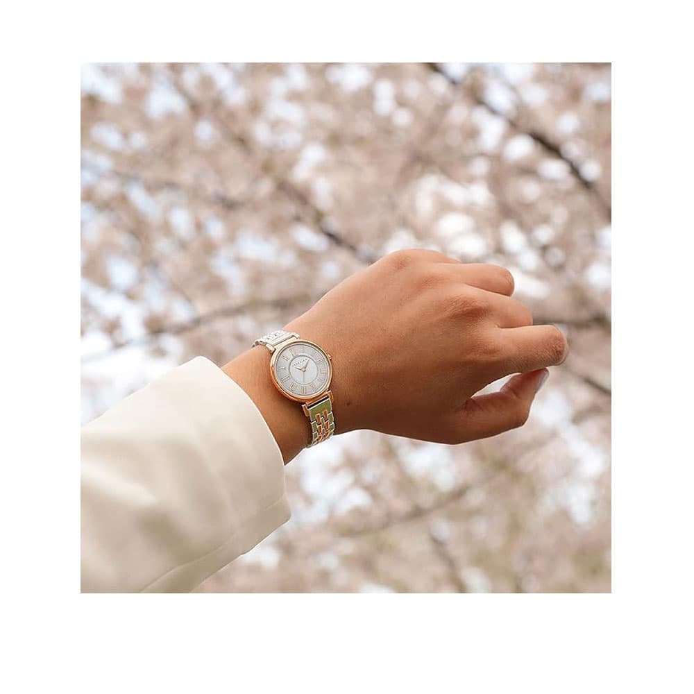 ساعت اورجینال زنانه Anne Klein مدل AK/2159SVRT با طراحی دستبندی شیک — تصویر ۲