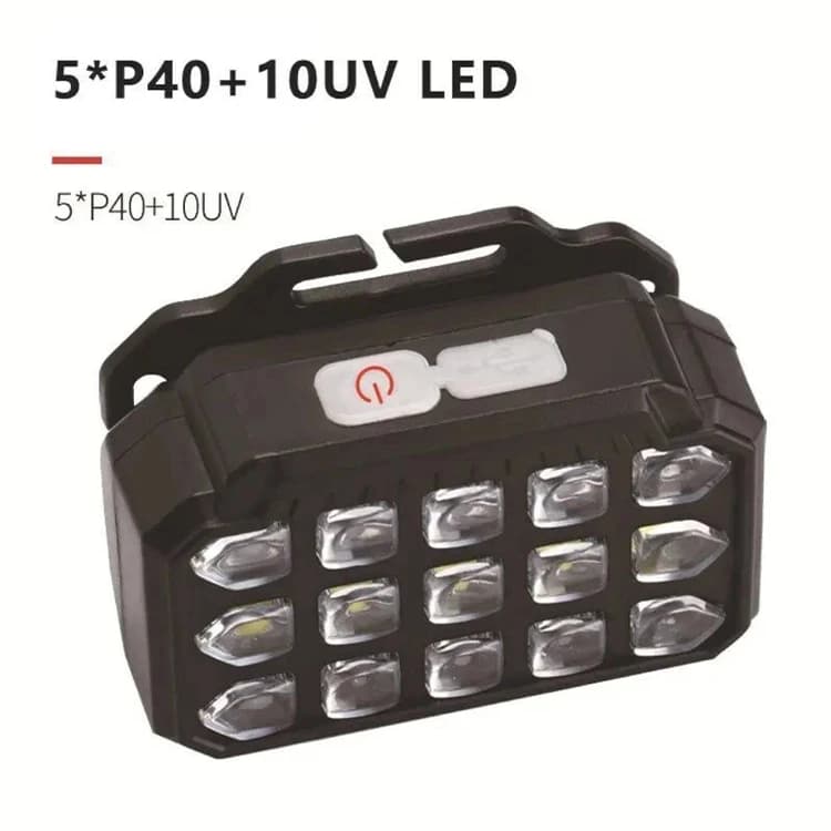 چراغ قوه پیشانی هدلایت شارژی مدل SQ- 818 -UV — تصویر ۴