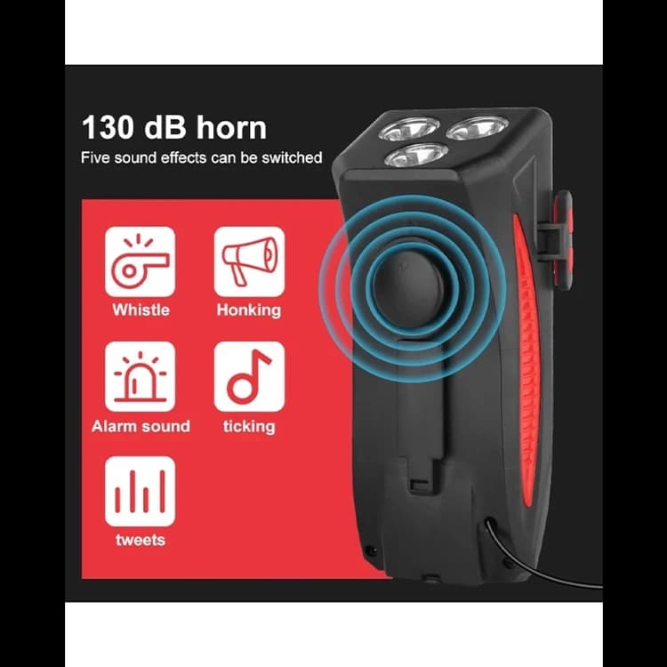 چراغ جلوی دوچرخه مدل POWER319B — تصویر ۶