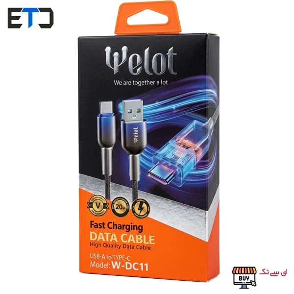 کابل شارژ ویلوت مدل W-DC11